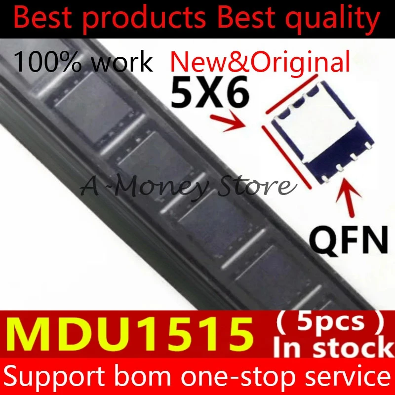 

(5pcs)MDU1515URH MDU1515 QFN-8