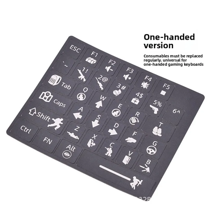 

Mouse Grip Tape Non Slip Suck Sweat Anti-Slip Sticker For Logitech G610 – Faux Suede PU Gaming Keyboard Protective Film