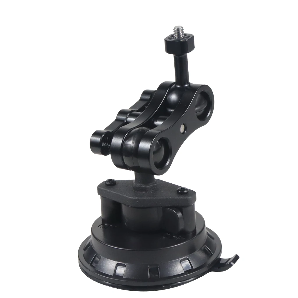 Handpumpe Vakuum Saugnapf 1/4" Kamera Stabilisator Halterung für RAM für GoPro für Insta360 DJI Auto Fotografie Lampe Ständer Halterung – Detail 19