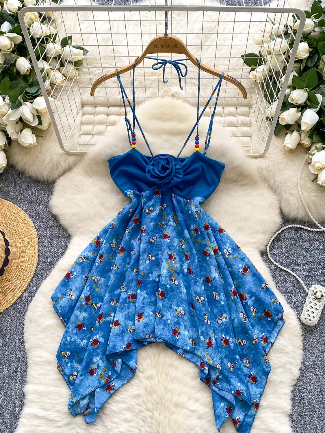 

Summer Tops Woman 2025 Vintage Basics Print Chic Sleeveless Bohemian Clothing Slim Holiday Top Streetwear Gyaru Fashion Blouse