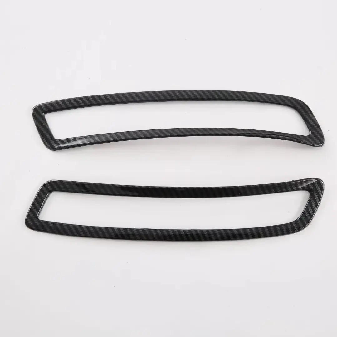 

Для MG 4 MG4 EV Mulan 2022 2023 2024 ABS углеродное волокно черная передняя противотуманная фара крышка задняя противотуманная фара декоративная рамка автомобильные аксессуары