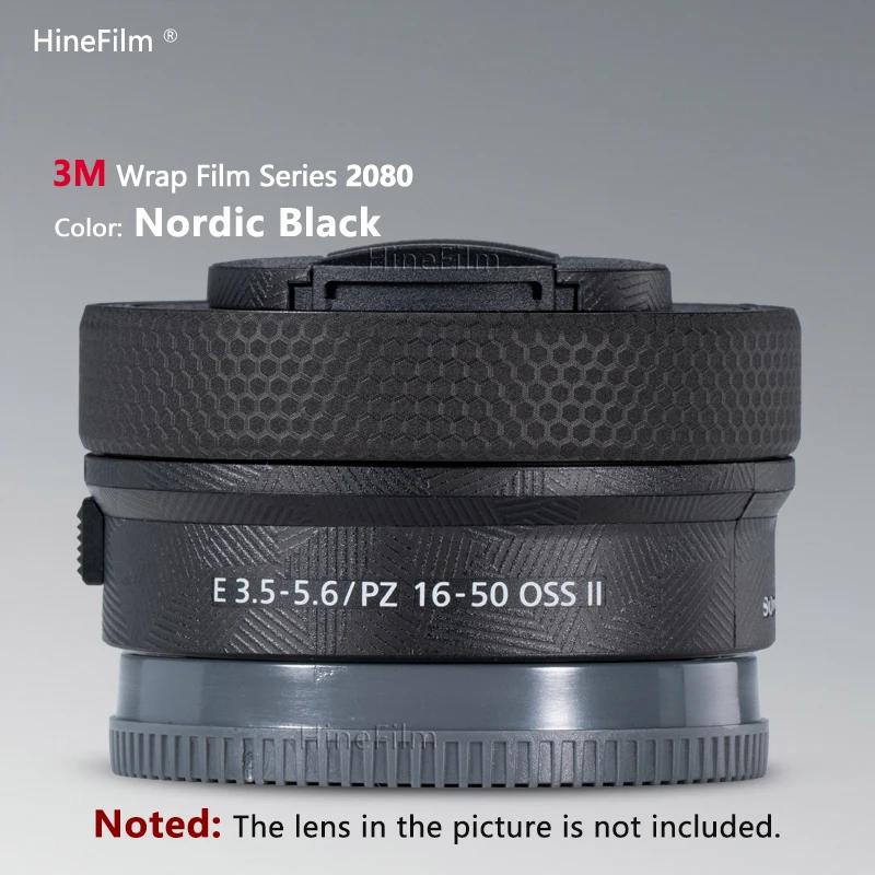 Hinefilm Skin for Sony E16-50 II Lens Decal Skin for Sony E PZ 16-50mm F3.5-5.6 OSS II Lens Stickers 1650 Wrap Cover 16-50