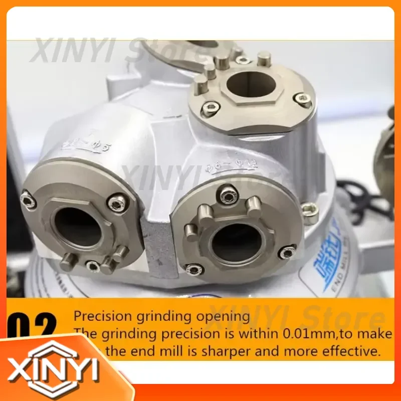 for Liyouone ERM20S End Mill Grinder for 4-20mm HSS and Carbide Milling Tool Cutter Resharpening Machine