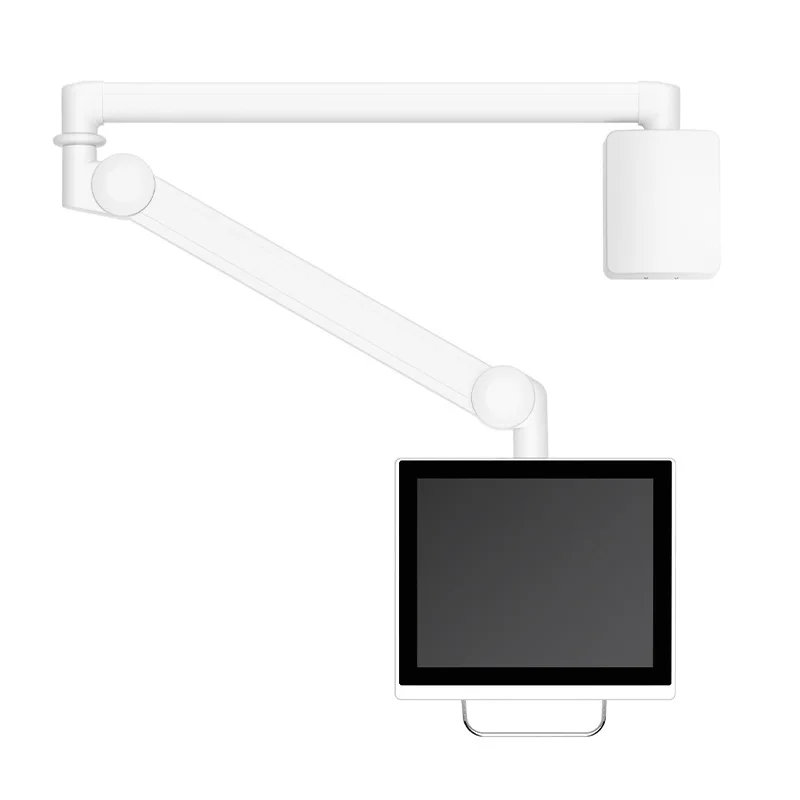 Medical Monitor Wall Mount Universal Swivel Arm Bracket Heavy Duty 14.5 kg for Hospital Display