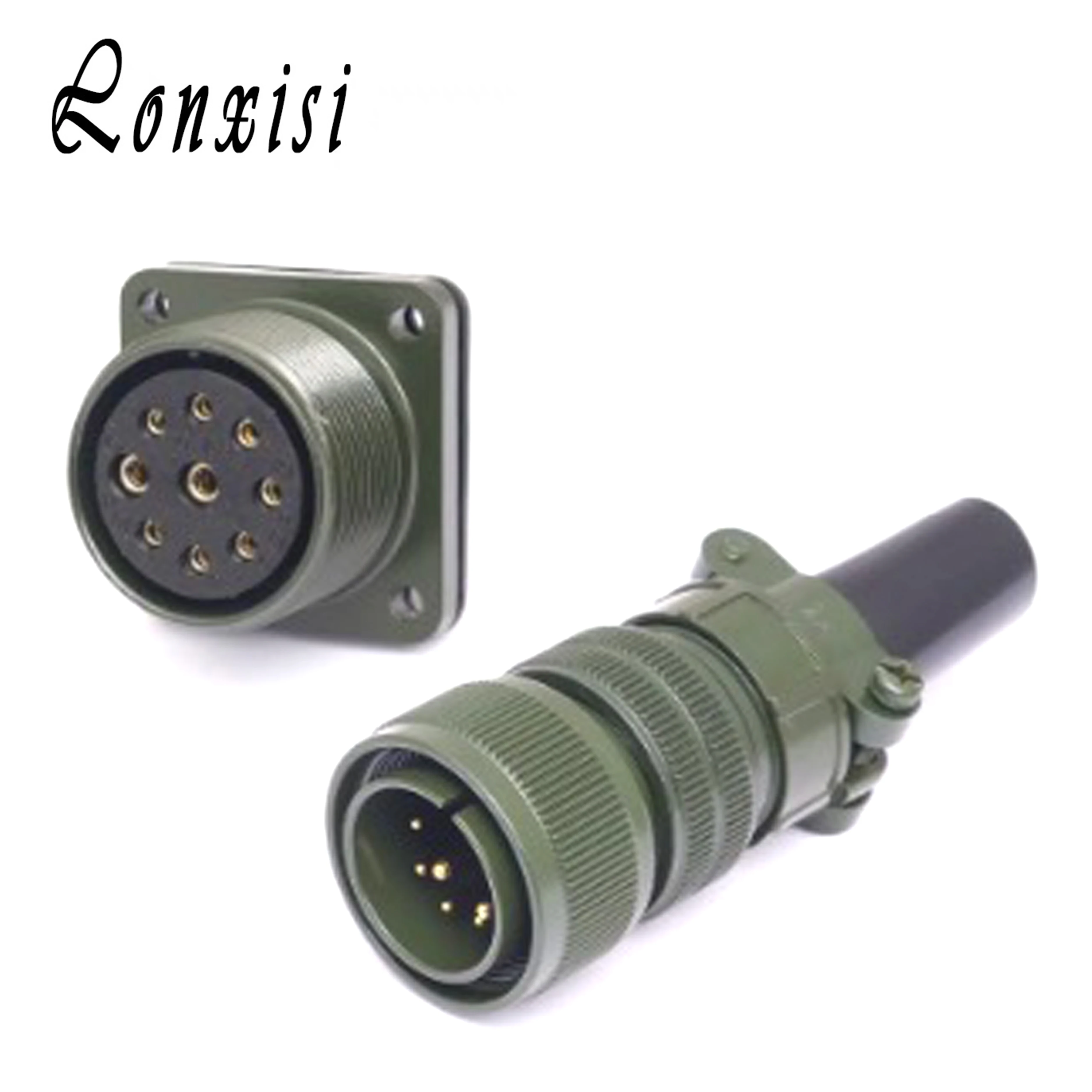 

1/5 Sets 9 Pin MS5015 Waterproof Aviation Plug MS3106A20-16S MS3102A20-16P Male and Female Connector