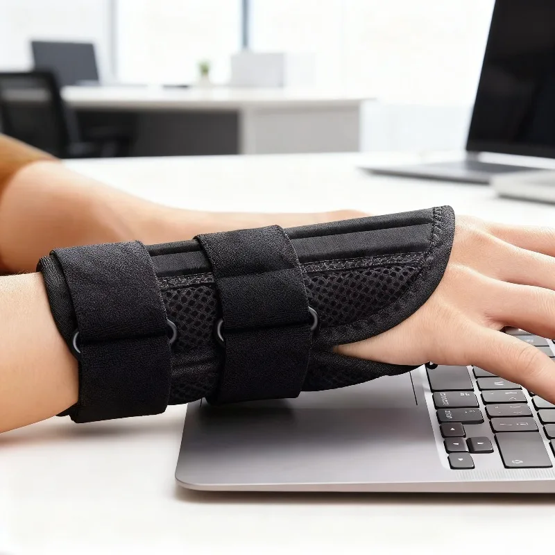 دعم المعصم الرياضي، تصميم تثبيت ثابت، دعامة راحة اليد قابلة للتعديل