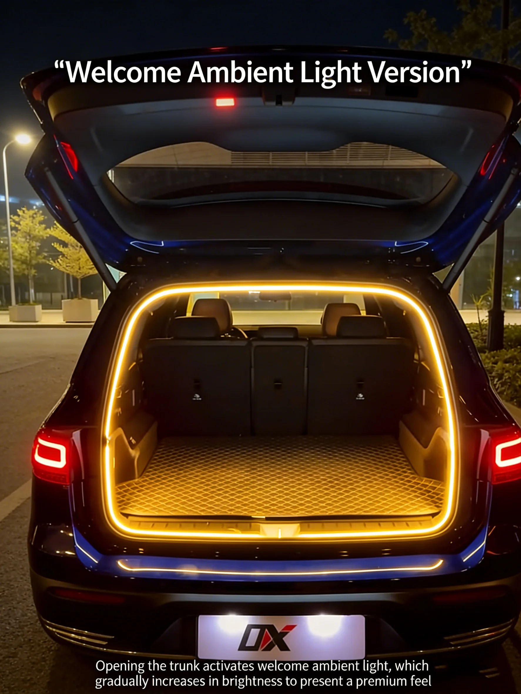 

For Mercedes-Benz GLA GLB GLC GLE GLS G-Class EQA EQB GLC EQ GLE EQ EQE SUV EQS SUV Rear Trunk LED Light Bar
