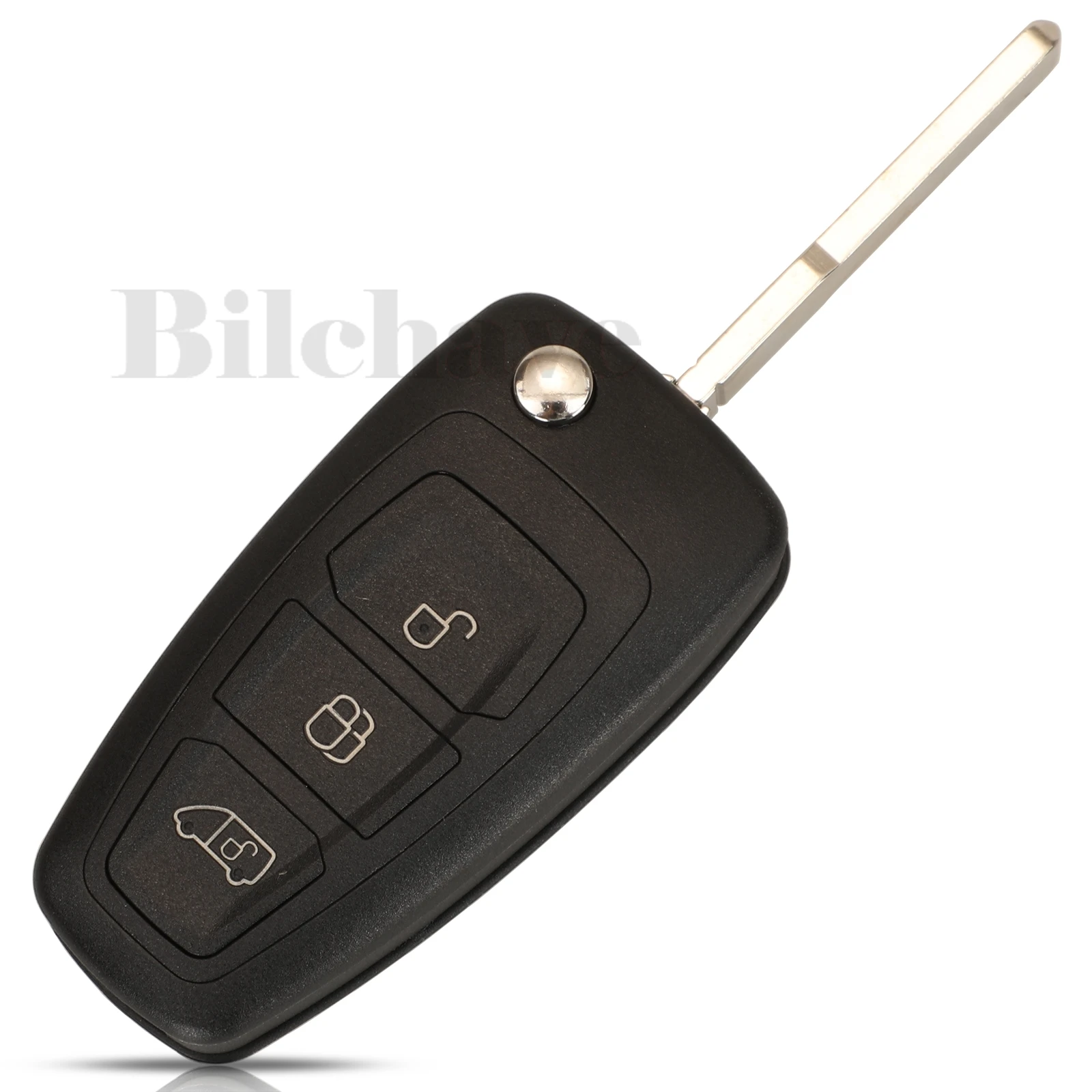 jingyuqin 433Mhz Flip Remote Car Key ID49 GK2T-15K601-AB BK2T-15K601-AC 4D83 Chip For Ford Tourneo Custom 2015- FOB 3 Buttons