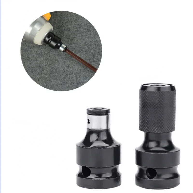 Chave De Adaptador Conversor De Condução Ferramentas De Liberação Rápida 1/2 Polegada Square Para 1/4 Polegada Hex Ratchet Soquete Chave De Impacto