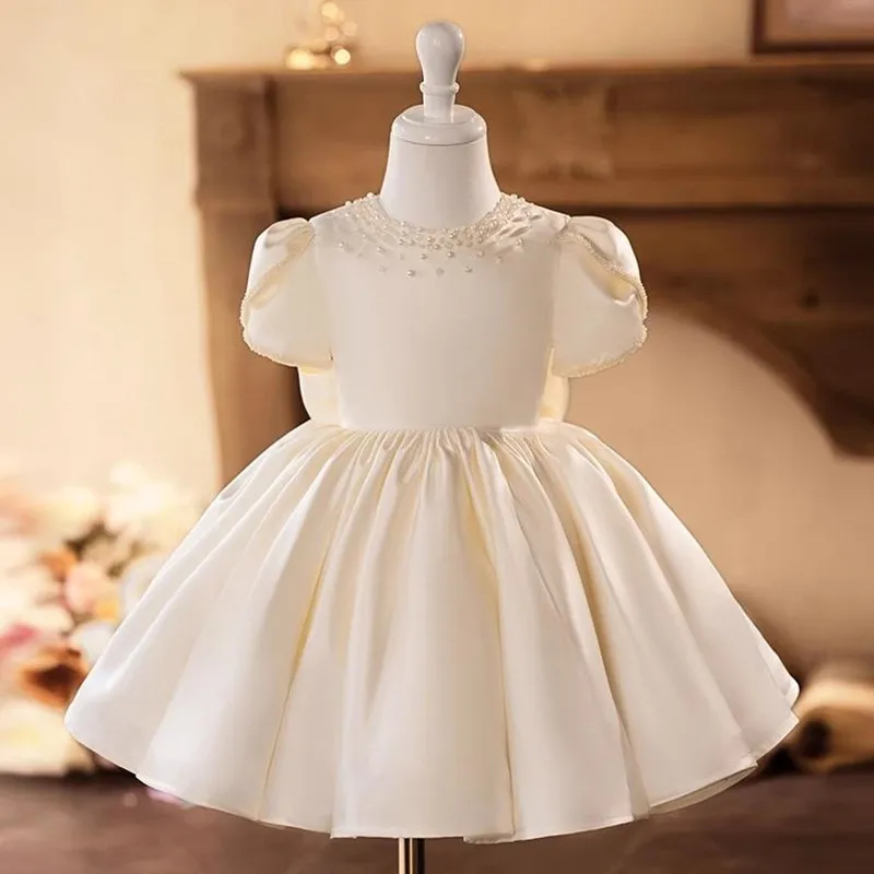 

High-End Children's Evening Gown Host Piano Performance Wedding Birthday Party Flower Girl Dresses A4276 Bridesmaid Dresses