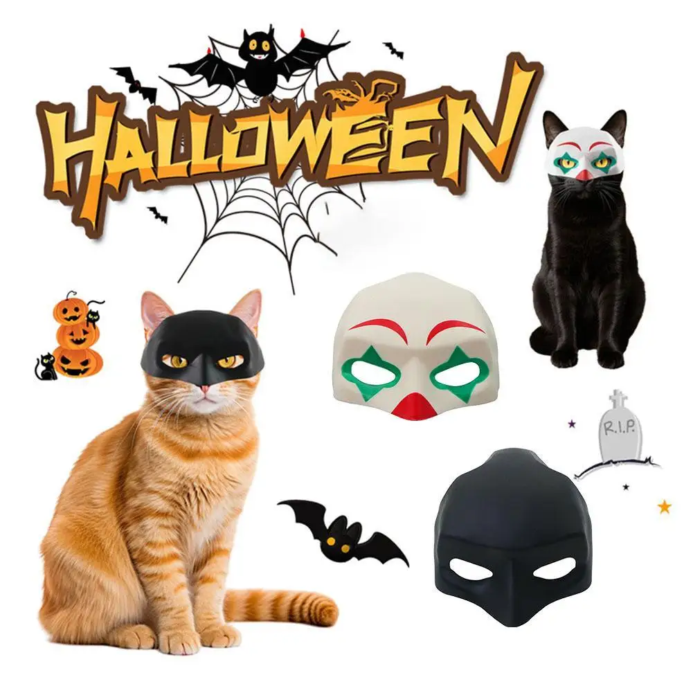 

Cute Cat Cosplay Hat Bat Mask For Cat Funny Bat Cat Avenger Mask Halloween Costumes Props Accessories For Cats