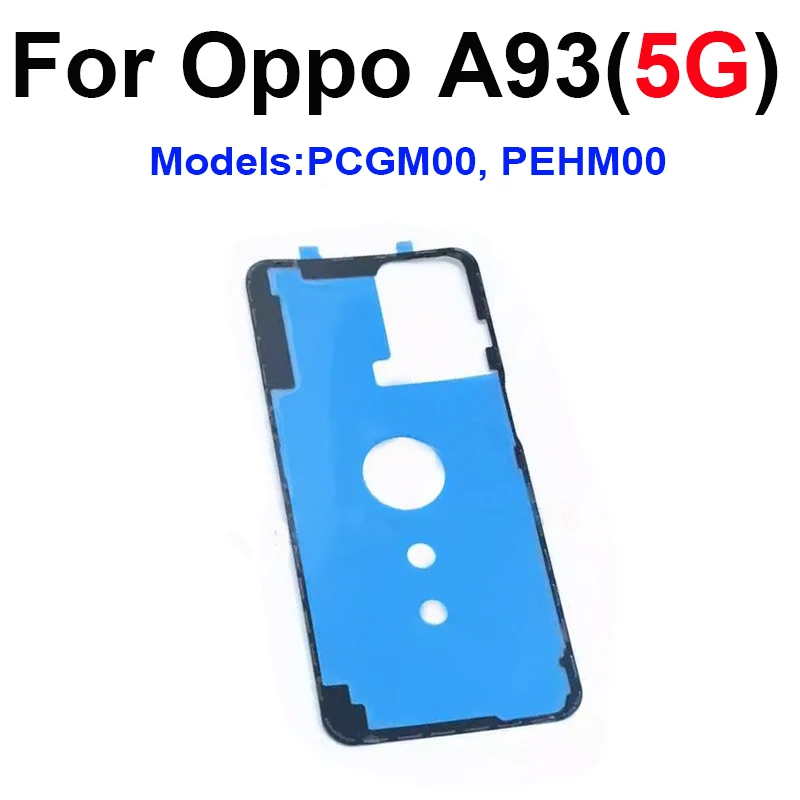 Back Battery Housing Cover Sticker For OPPO A72 A73 A92 A92S A93 A93S A96 Rear Battery Housing Adhesive Sticker Parts