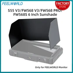 FEELWORLD S55V3 FW568V3 FW568PRO FW568S 6 Inch Monitor Sunshade Portable Sunhood Light Weight Flexible Installation