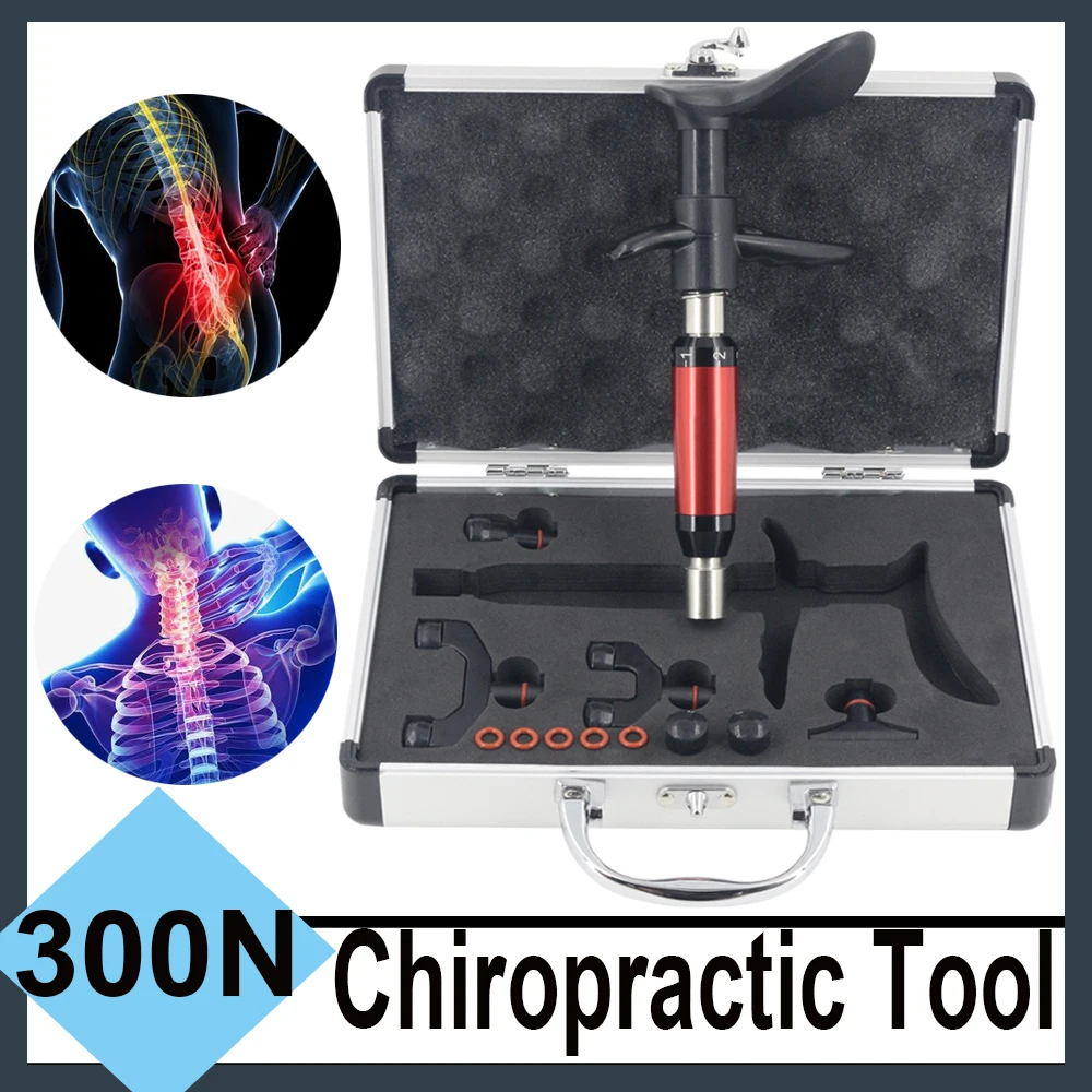 

300N Chiropractic Adjusting Tool Manual Activation Therapy Spine Correction Tools Chiropractic Gun Adjustment Bone Body Massage