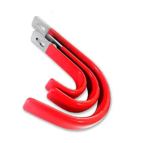 Wall Mounted Garage Hook Red Stainless Steel Storage Hooks L-shaped Anti-skid Ladder Hanging Bracket Heavy Duty