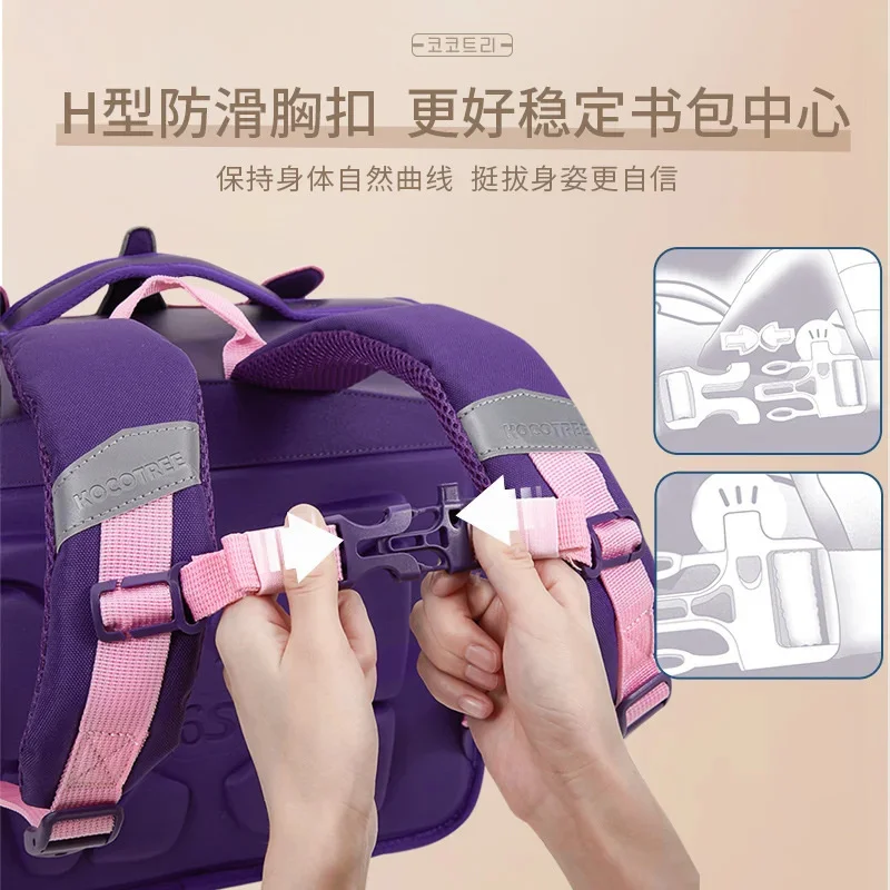 Mochilas escolares impermeables para niños y niñas, mochila ortopédica japonesa para escuela primaria