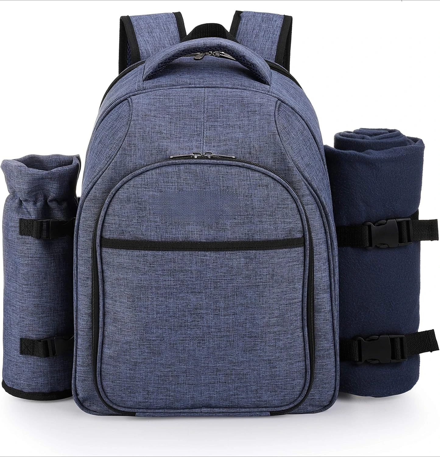 

Picnic Backpack Bag for 2 Person with Cooler Compartment, Detachable Bottle/Wine Holder