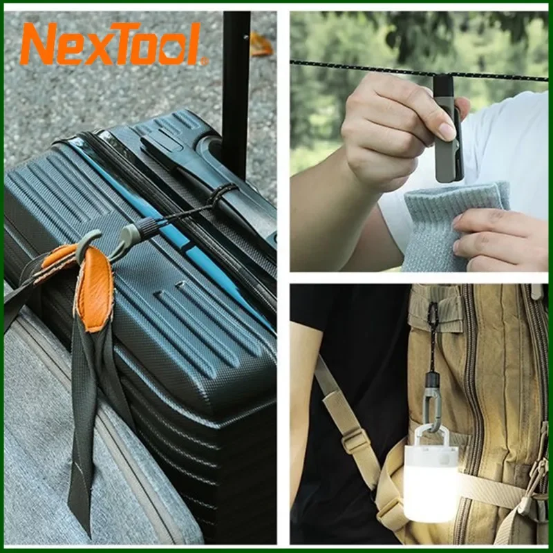 NexTool Multi Functional Hook,Loop Hook, External Quick Release Buckle,Quick Release Buckle,Water Bottle Hook,Backpack Hook,Hook