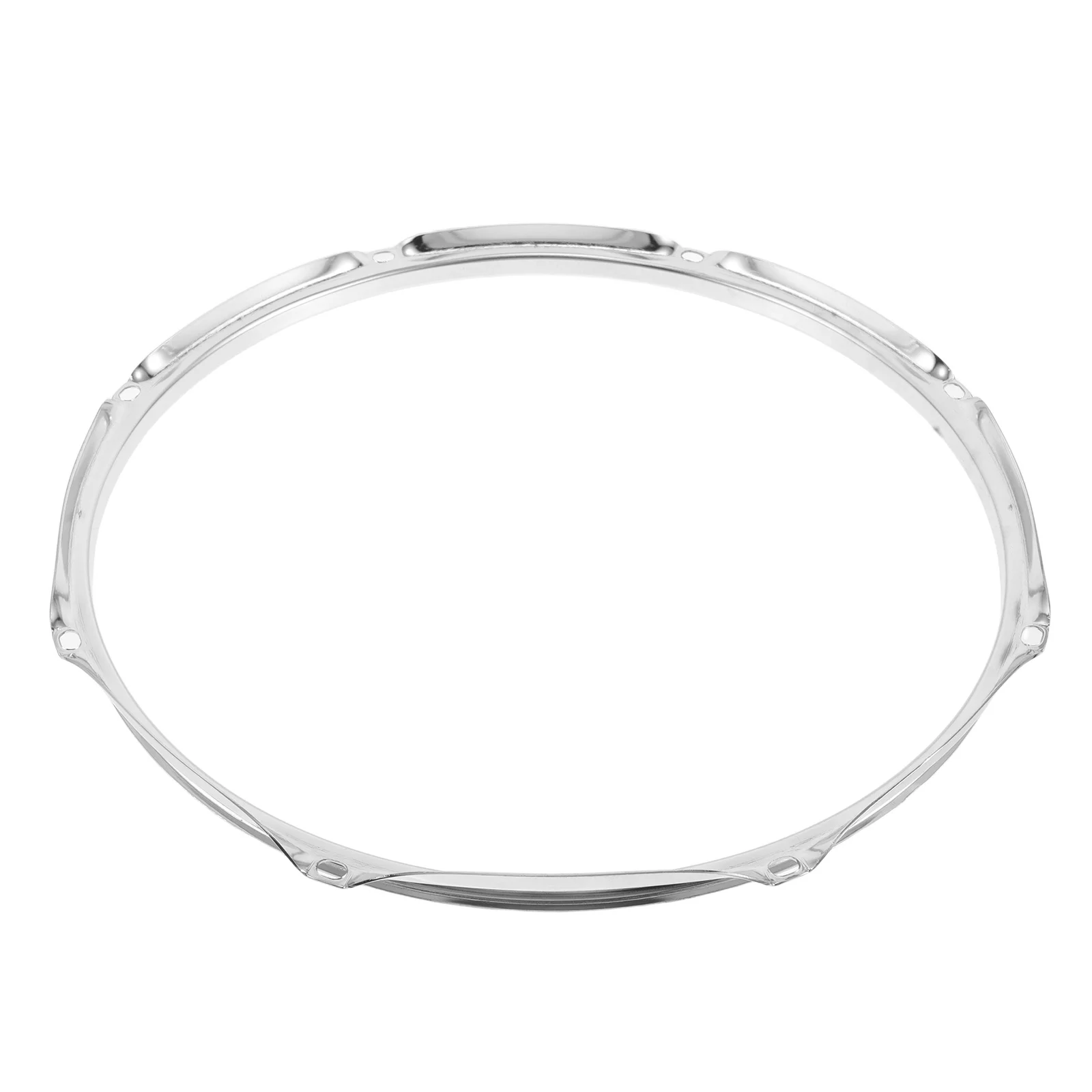 

1pcs 13 Inch 8 Lug Hoop Ring Bass Tom Tension Hoop Replacement, Side Drum Rim, Metal Drum Set Accessories For Percussion