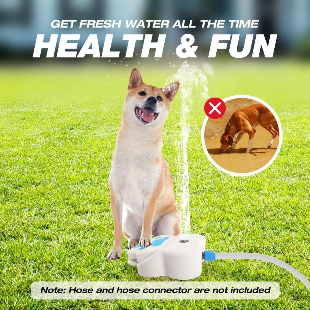 

Новый регулируемый фонтан-поилка для собак: легко устанавливаемый, прочный, для улицы, с регулировкой давления, товары для животных