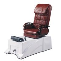 Top  Brown&White Pedicure Chair  Foot Spa Massage Chair