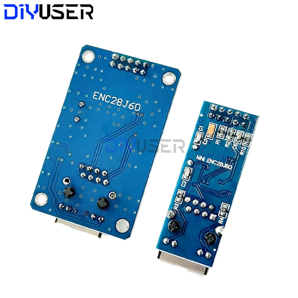 وحدة شبكة إيثرنت ENC28J60 مع واجهة SPI، 10Base-T PHY، 3.3 فولت لمشاريع إنترنت الأشياء Arduino PIC STM32 DIY #4