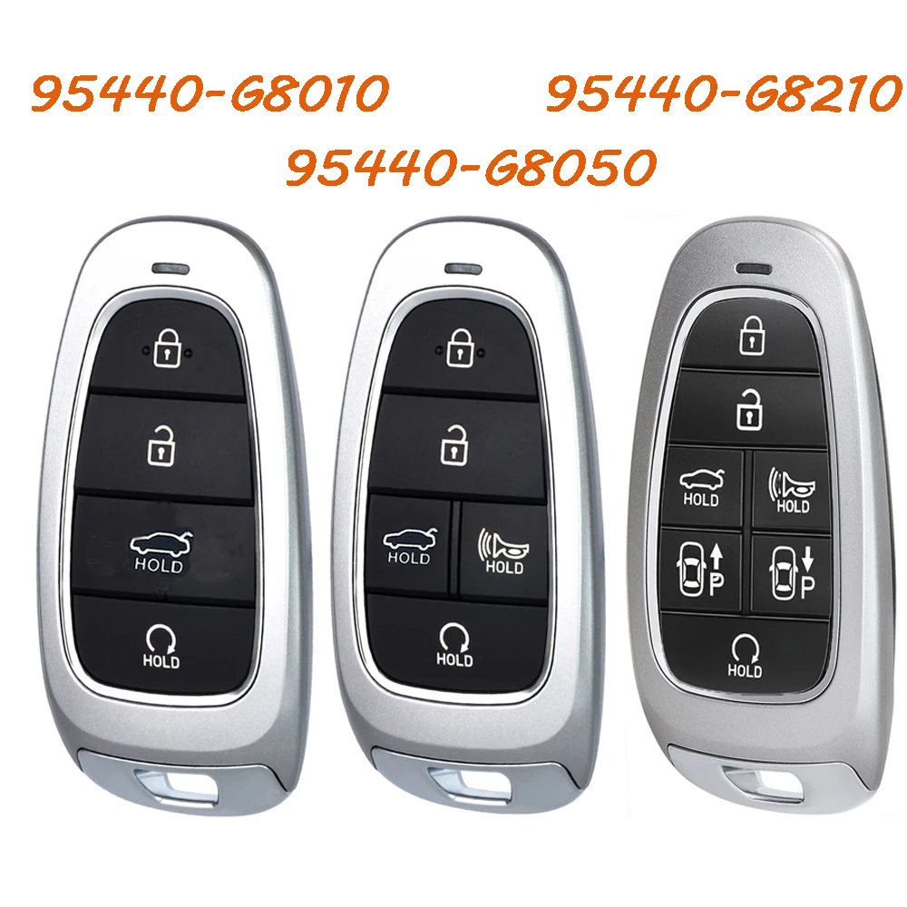 

KEYECU 95440-G8010 95440-G8050 95440-G8210 для Hyundai Grandeur 2020 2021 2022 2023 умный пульт дистанционного управления 433 МГц ID47 чип