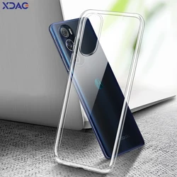 Original Transparent Phone Case for Motorola Moto Edge 30 X30 Pro Lite Neo Ultra Fusion 5G Lens Protective Soft TPU Clear Cover