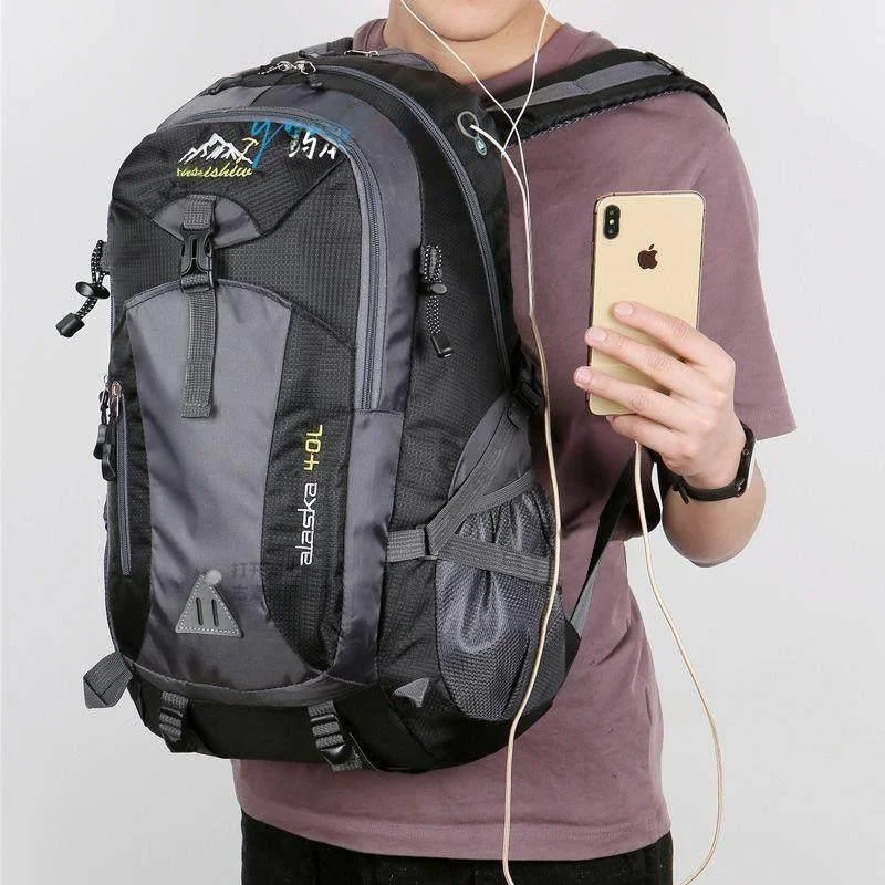 Outdoor Climbing Bag Men's Large Capacity Lightweight Travel Luggage Bag Professional Hiking Sports Double Shoulder 2026 New