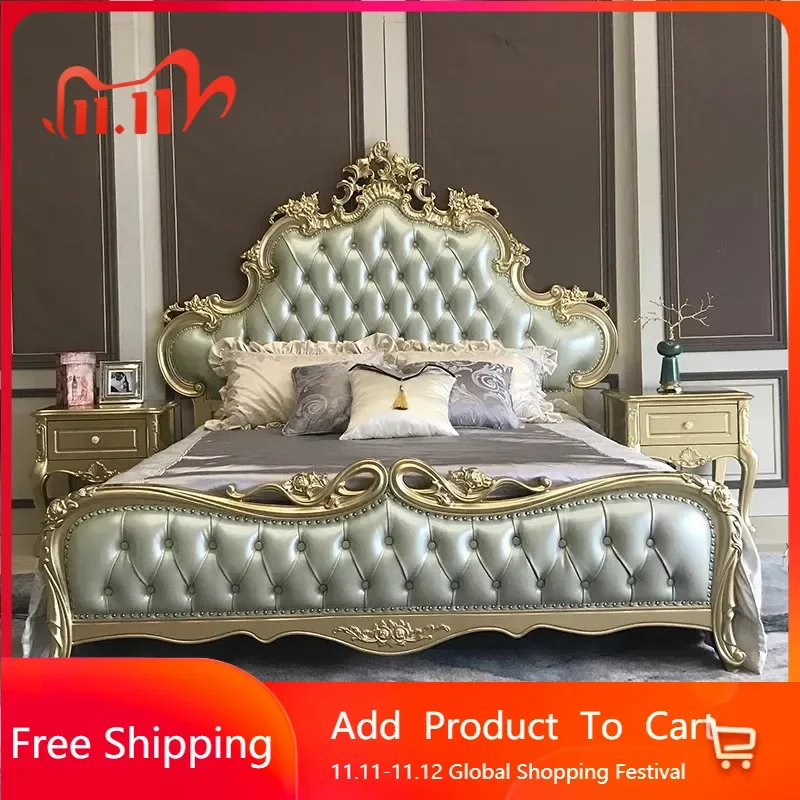 

Unique Modern Double Bed European Yellow Japanese Pliable Wooden Double Bed King Size Display Trendy Muebles Hotel Furniture
