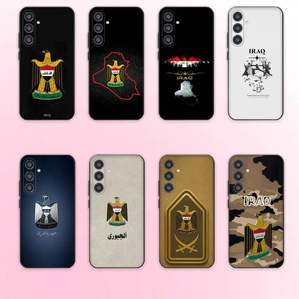 

Flag Art I-Iraq Nation phone Case For Samsung Galaxy A73,A72,A71,A70,A53,A52,A51,Others Soft Black Shell