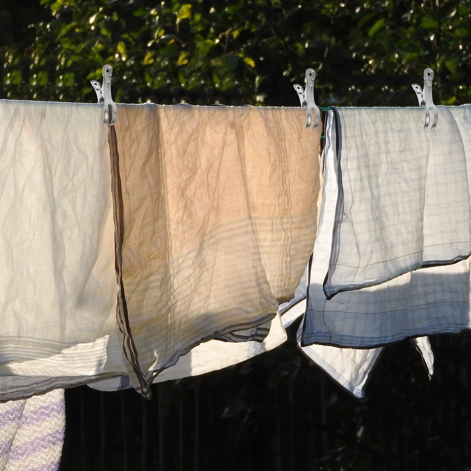 

30Pcs Pool Cover Clamps Stainless Steel Windproof Clips Multipurpose Outdoor Clothes Towel Quilt Holder Pool Cover Clamps