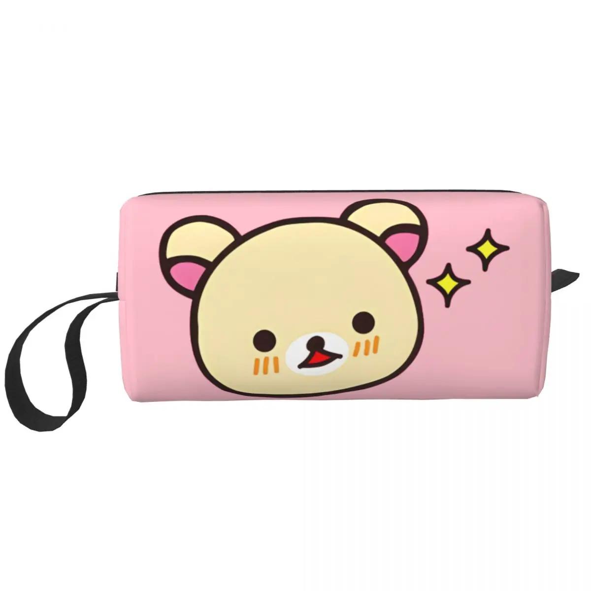 Rilakkuma Kawaii Bears Cute Animals borsa per il trucco borsa per cosmetici da viaggio uomo donna Cute estetica borse da toilette accessori Organizer