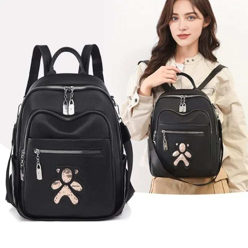 

Retro Commuter Diaper Bag For Women Vintage Classic Handbag Leather Crossbody Shoulder Purse Large Capacity Tote Trendy