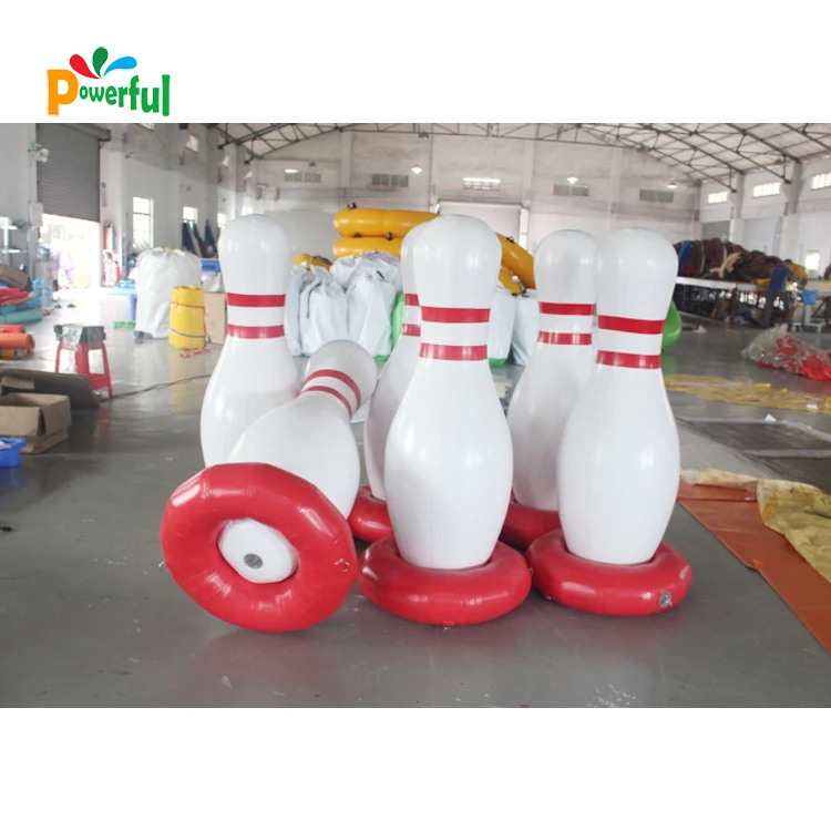 Human sports inflatable bowling pins bowling game