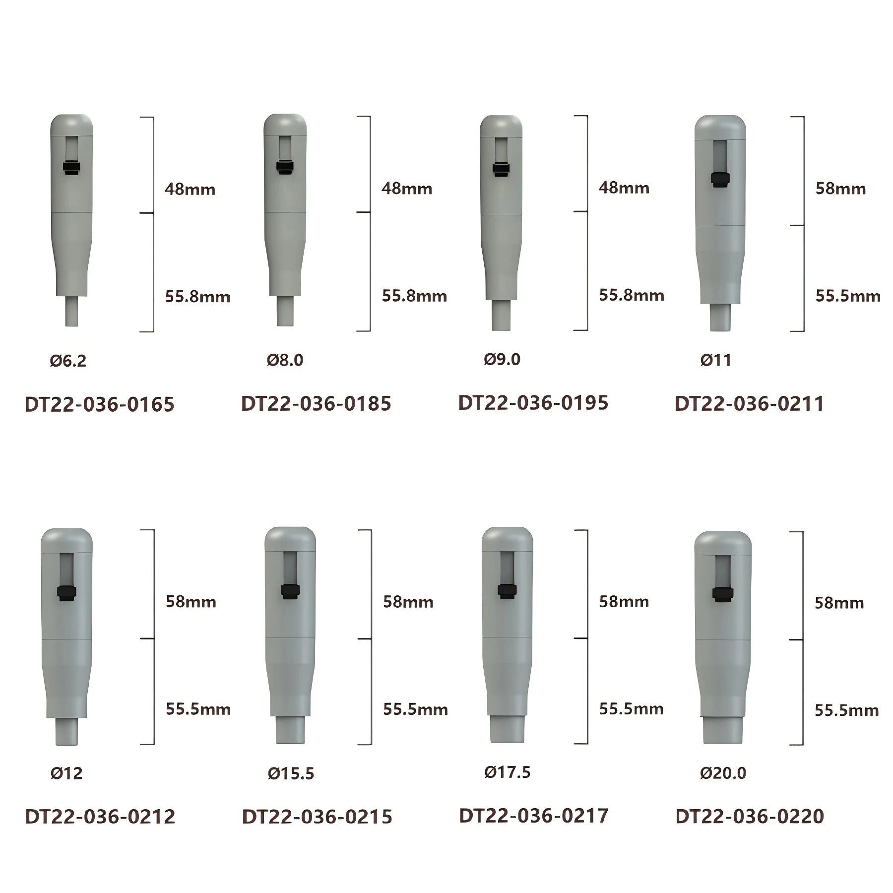 Long Plastic strong suction week suction handle Dental Saliva Swivel a Ejector Adaptor  Tube Convertor 11mm Autoclavable135 °