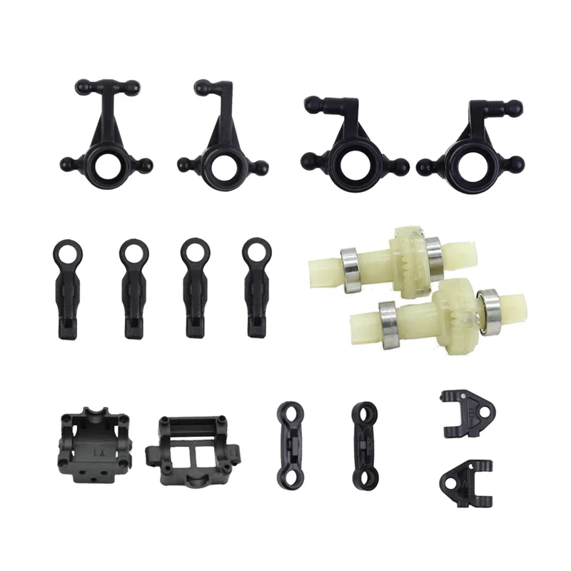 Front and Rear Steering Cup Swing Arm Differential Spare Parts Set for Wltoys 284010 284161 1/28 RC Car