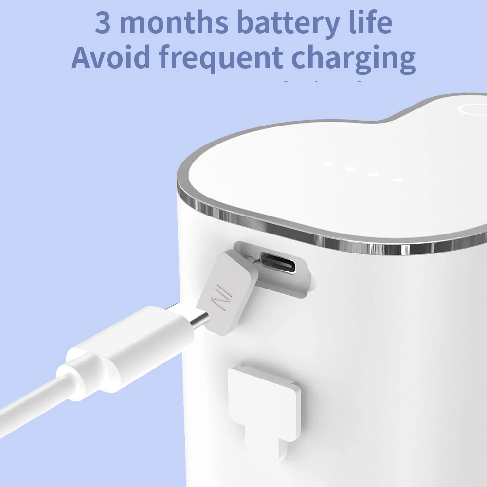 400ml Automatic Soap Dispensers Wall Mounted Touchless Hand Soap Dispenser USB Charging Infrared Sensor for Bathroom Kitchen