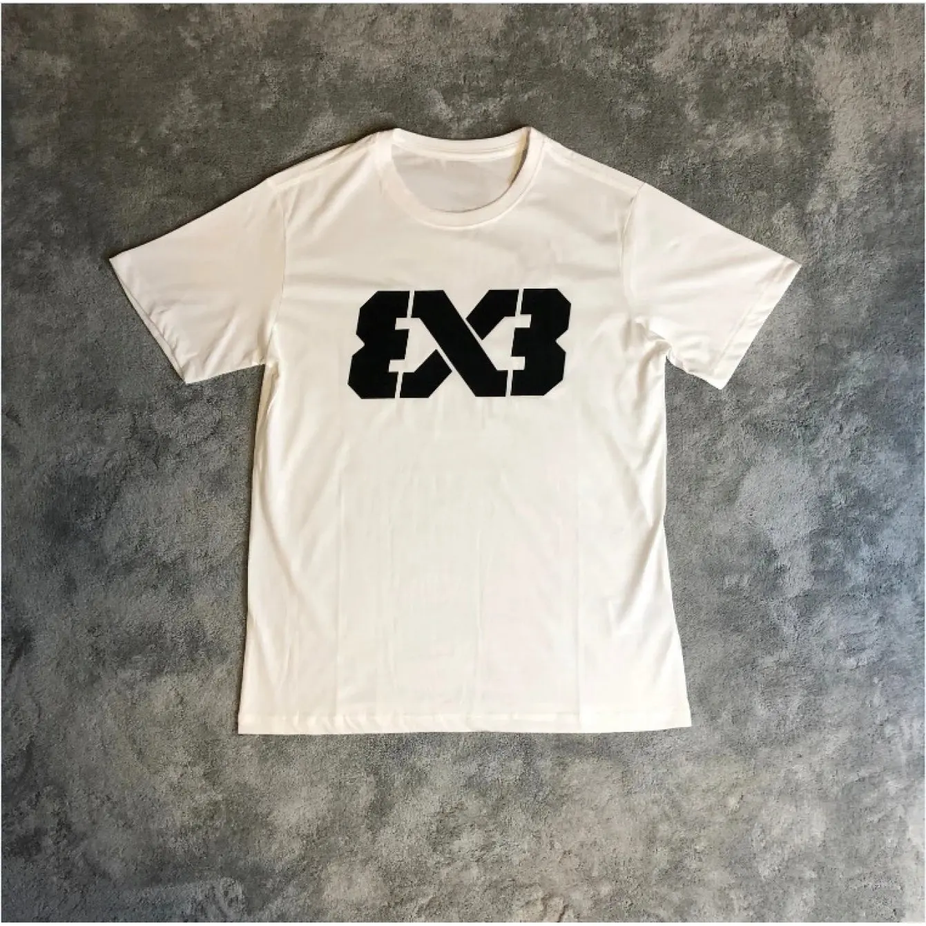 Men's basketball T-shirt, breathable sportswear featuring EX design 3x3 shooting training attire Stylish all-season streetwear