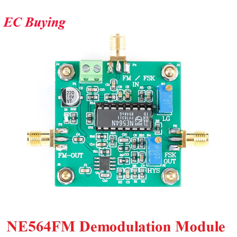 NE564FM Demodulation Module 10M-90M FM/FSK Demodulation Board Signal Processing Receiver Can Demodulate Carrier Frequency