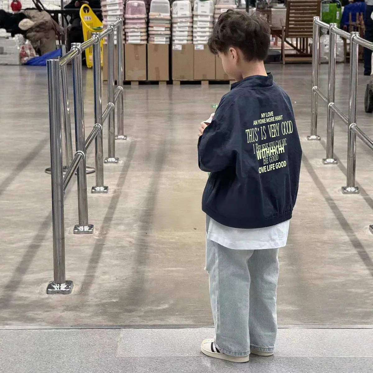 Boys' outerwear for autumn 2026 new style for boys' baby windbreakers trendy brand cool tops children's clothing 4