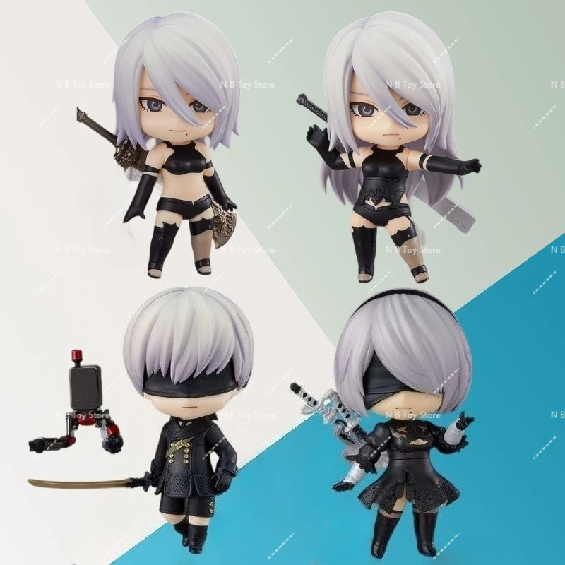 

In Stock GSC Original Nendoroid Nier: Automata GSC 1475 2b 1576 9s 1870 1656 A2 Anime Toy Action Figures for Children Gifts