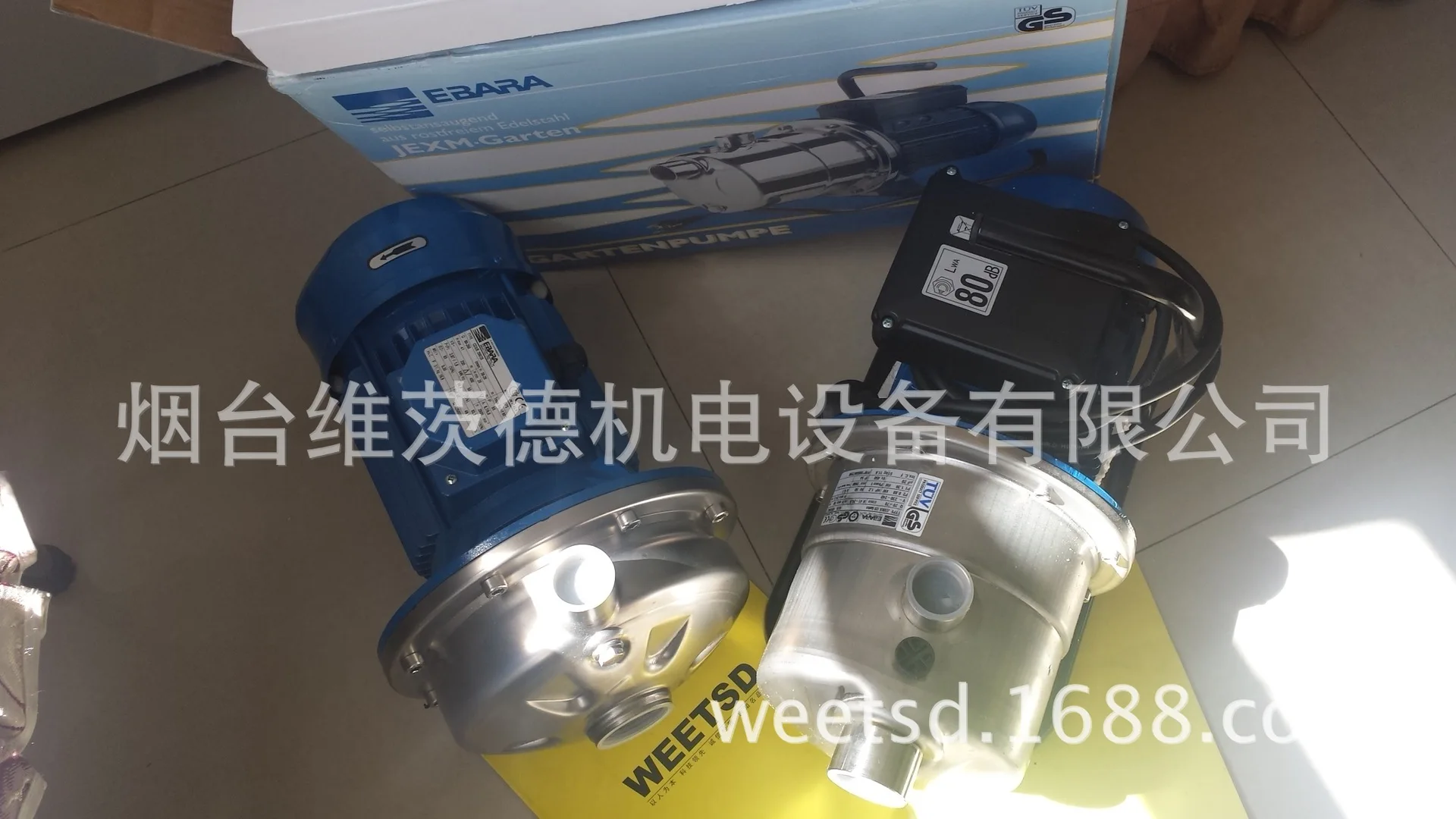 Pompe en acier inoxydable EBARA CDX/E200/25