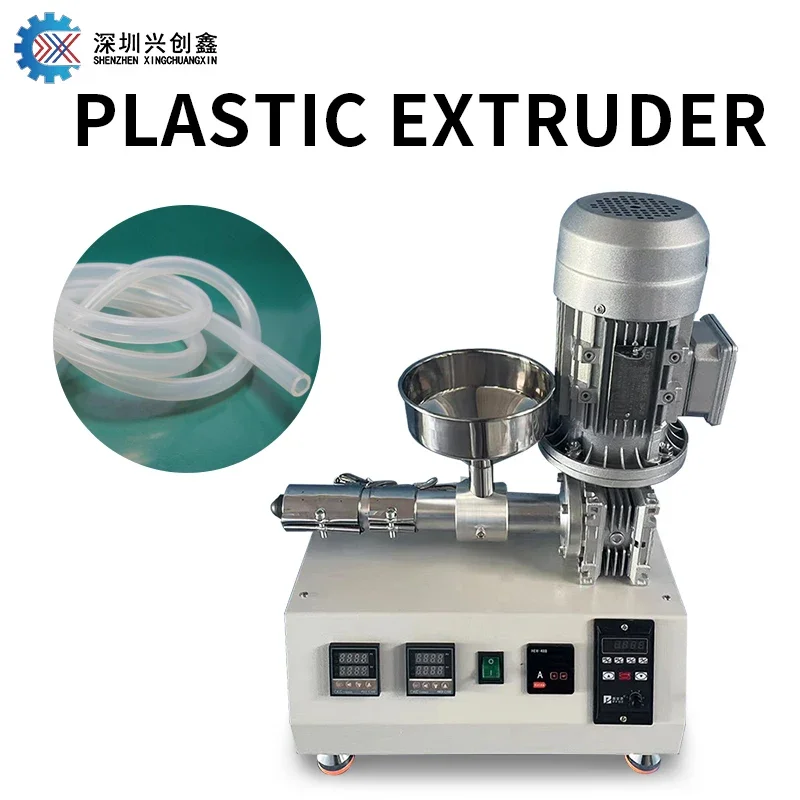 Mini plastic extruder lab tiny single solo screw extruding machine extrusora