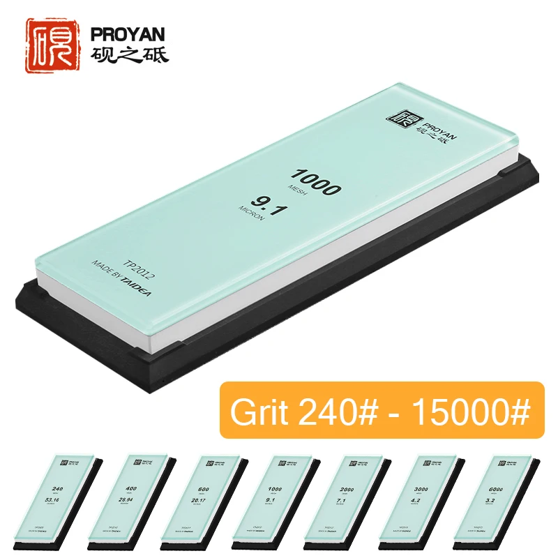 

PROYAN Grit240#15000# Professional Sharpening Stone White Alundum Whetstone Kitchen Knife Sharpener Woodworking Grindstone Tool