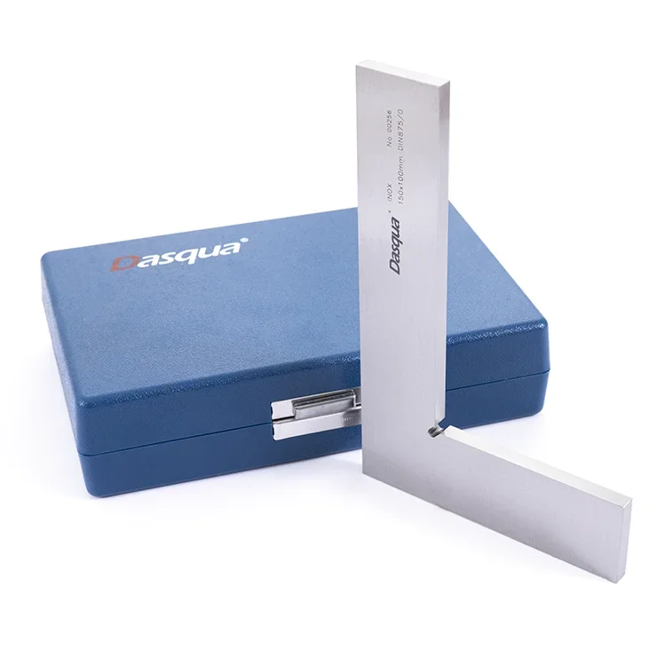 

Угольник Dasqua 90 градусов из нержавеющей стали, сатинированный хром, плоский край, DIN875