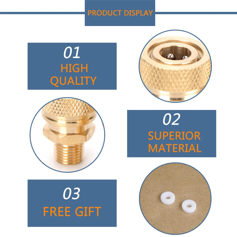 1/8NPT 8 مللي متر أنثى ذكر قطع الاتصال السريع موصل 1/8BSPP M10x1 إعادة تعبئة الهواء النحاس اقتران تركيبات المقبس 2 قطعة/المجموعة