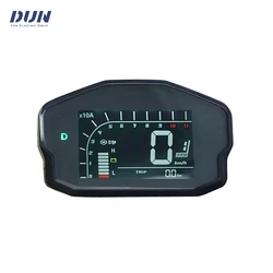 Electric Scooter Moped Adjustable KMH/MPH ONE-LIN YXT CANBUS Communication DKD Speedometer Speed Display with Bracket