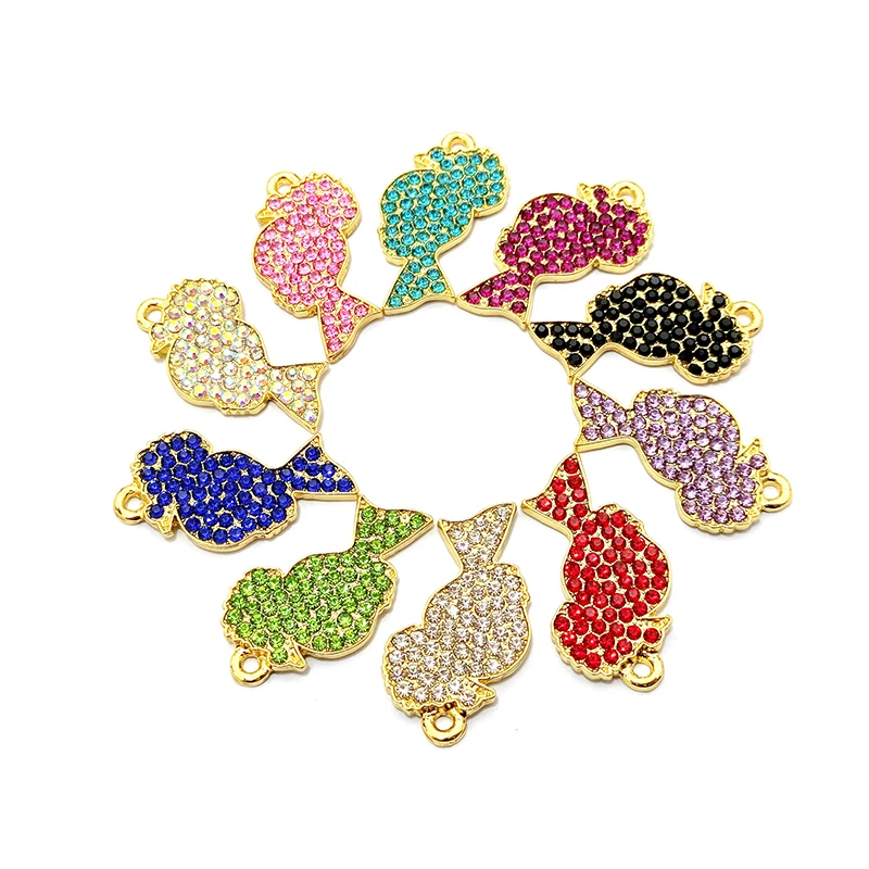 

10pcs Alloy Black Girl Charms BGR037-BGR040