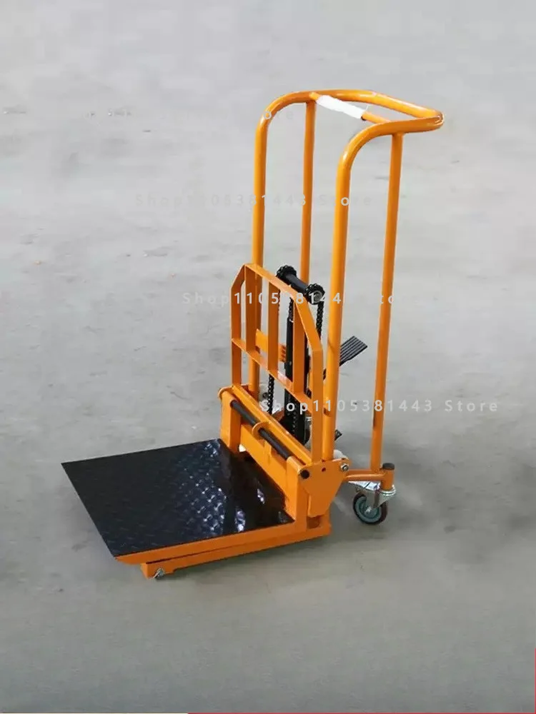 Hydraulic Transporter Manual Small Forklift Household Stacker